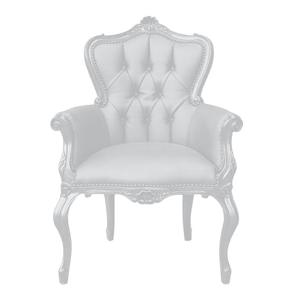 Fauteuil Style Baroque - Blanc