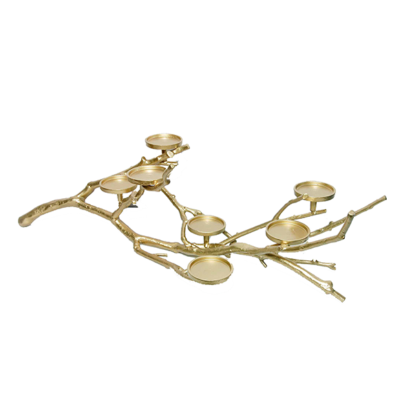 Chandelier Branche or-7 bougeoirs