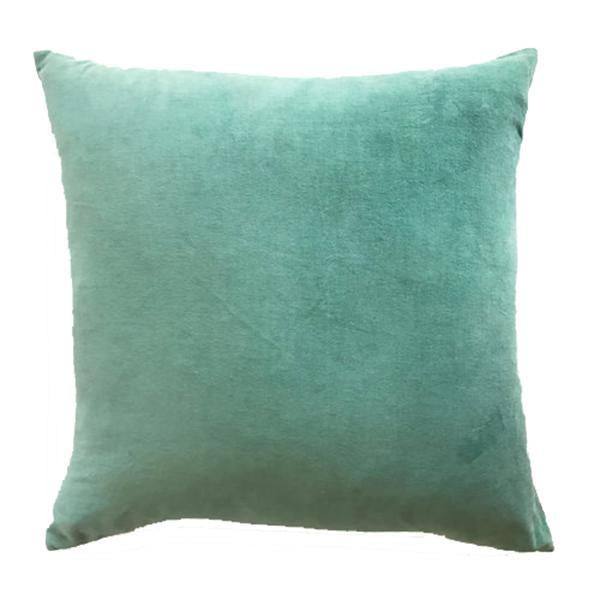 Coussin Velours Turquoise