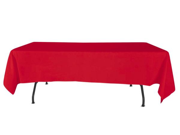 Nappe Rectangulaire Polyester - Rouge
